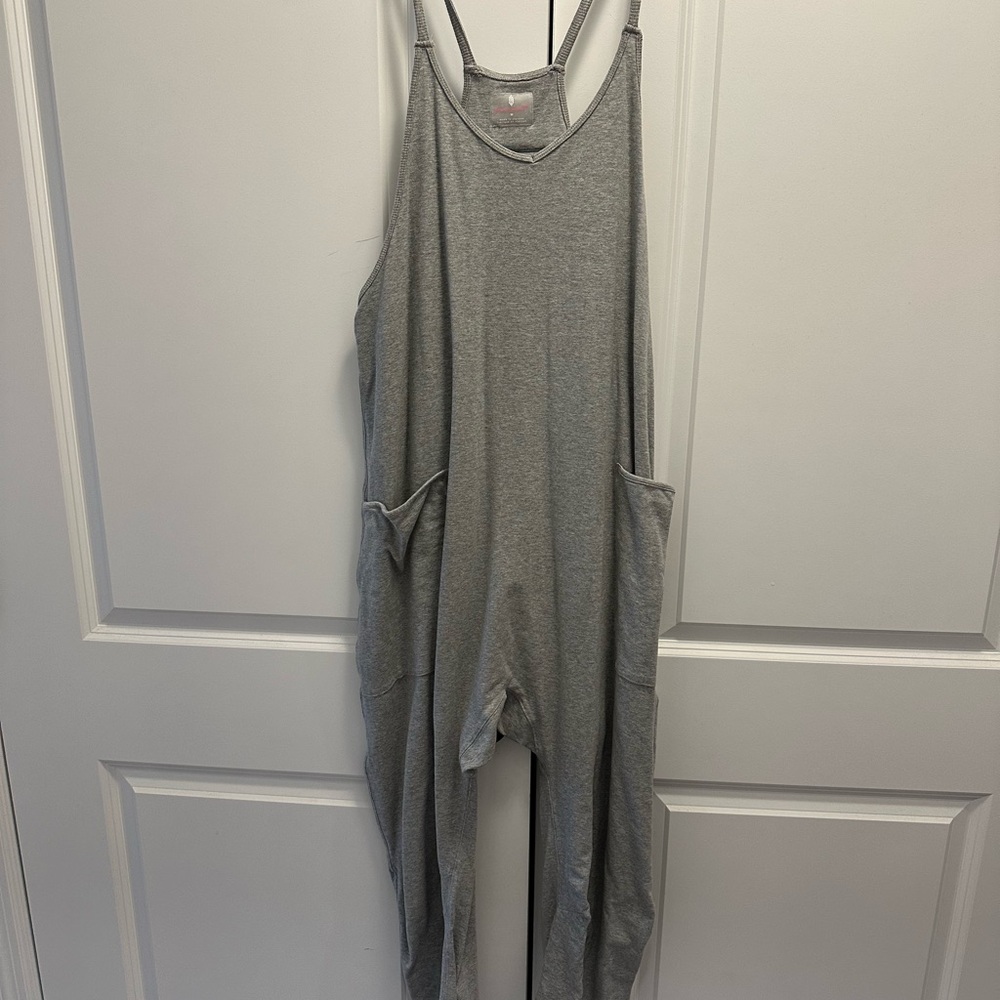 Free People Gray Jumpsuit